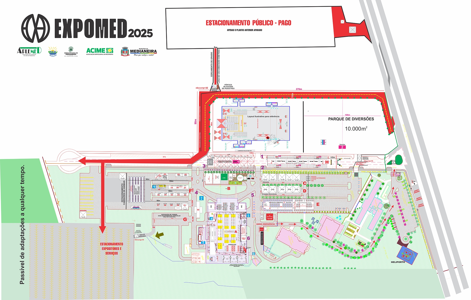 Mapa do Evento